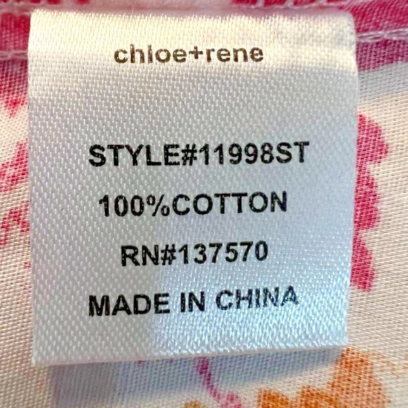CHLOE + RENE Size Large Sun Dress Maxi Cutout Short Sleeve Floral Multi - NEW - Picture 15 of 16